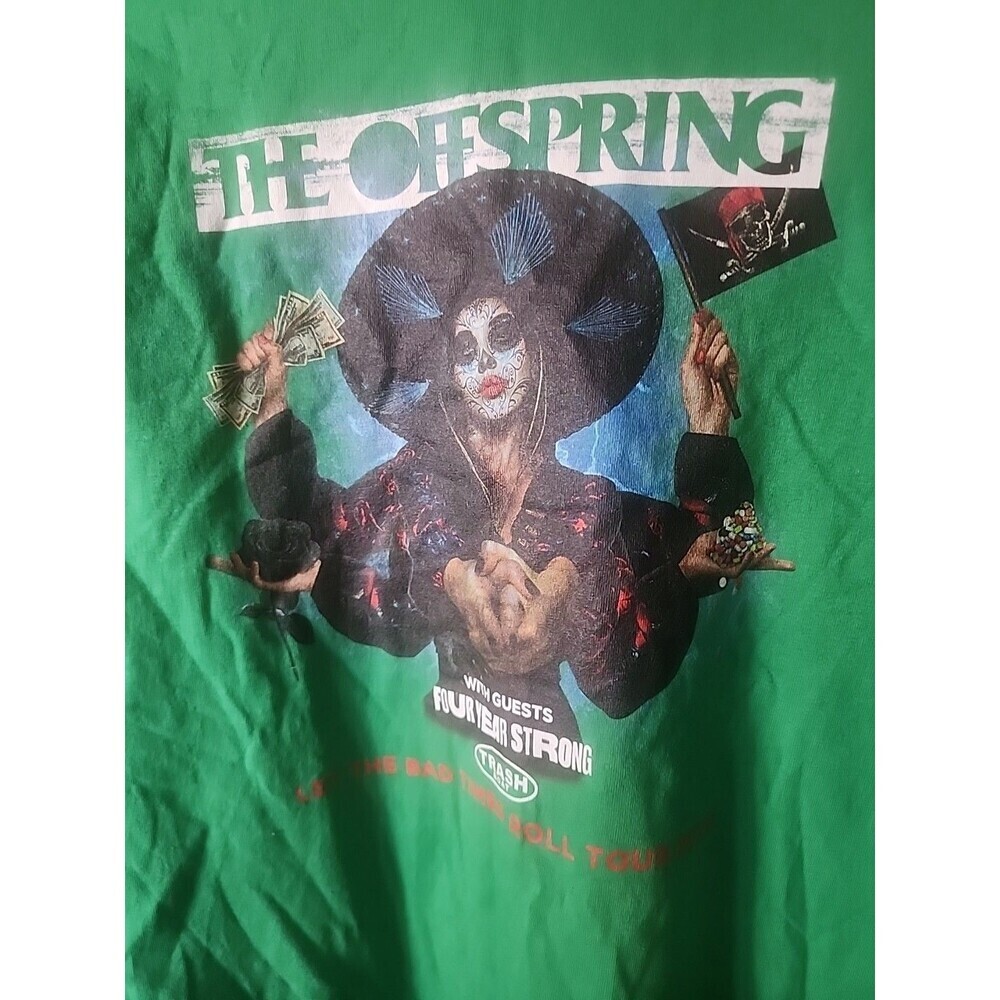 Offspring Let The Bad Times Roll‎ Tour 2023 Shirt Men's 3XL B7 Day Of The Dead